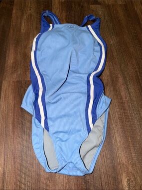 SPEEDO Ribbed Quantum Splice One Piece Swimsuit size 6
